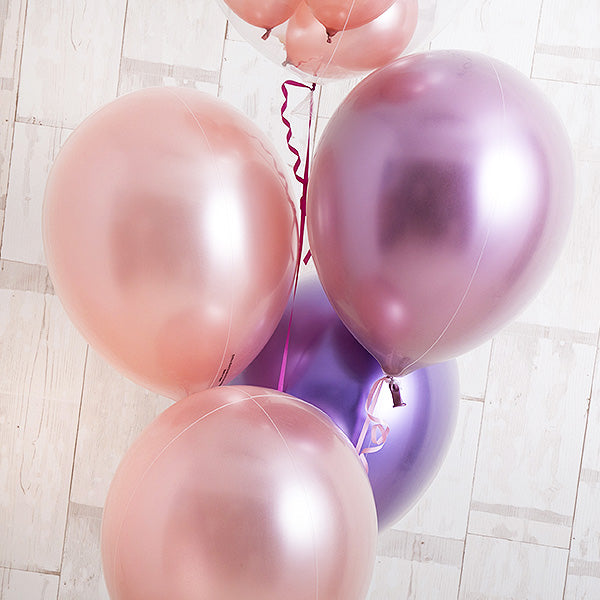 藤色グラデーションバルーン