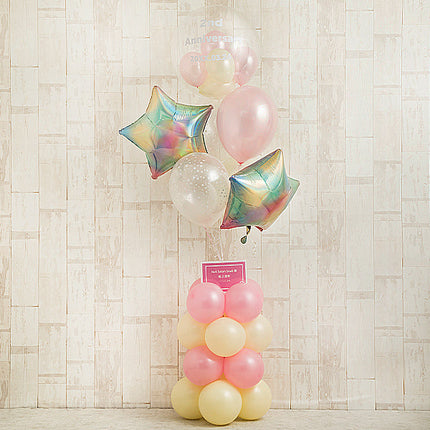 ファンシーレインボースタースタンディングアレンジ