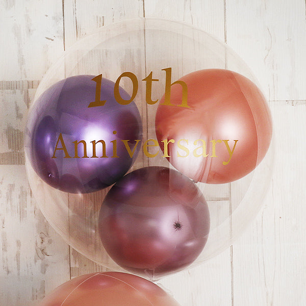 ペアで飾る、気品を感じる藤色グラデーション