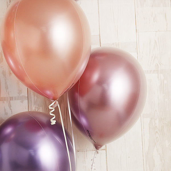 ペアで飾る、気品を感じる藤色グラデーション