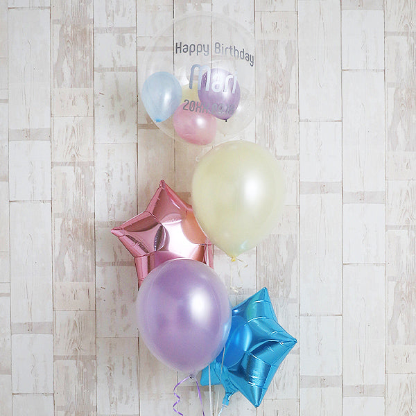 シングルアレンジも可愛い、パステルカラーアレンジメント