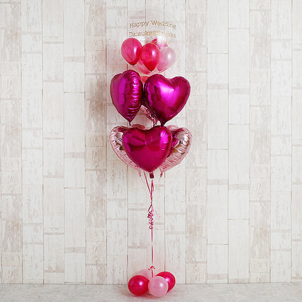 想いを伝えるハートアレンジ