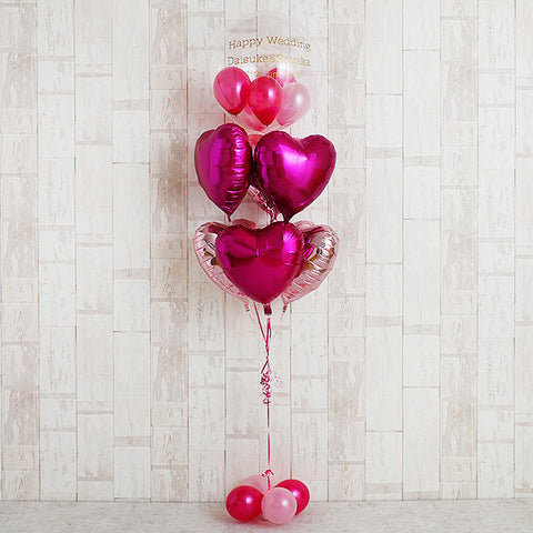 想いを伝えるハートアレンジ