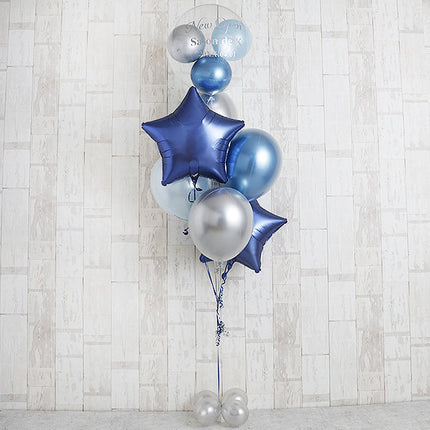 大人ブルーグラデーションアレンジ