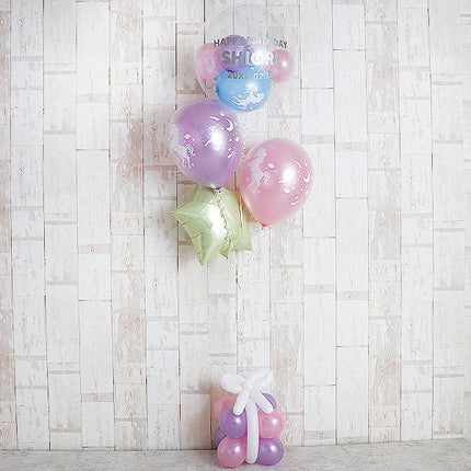 夢見るパステルユニコーンpresent box Balloon