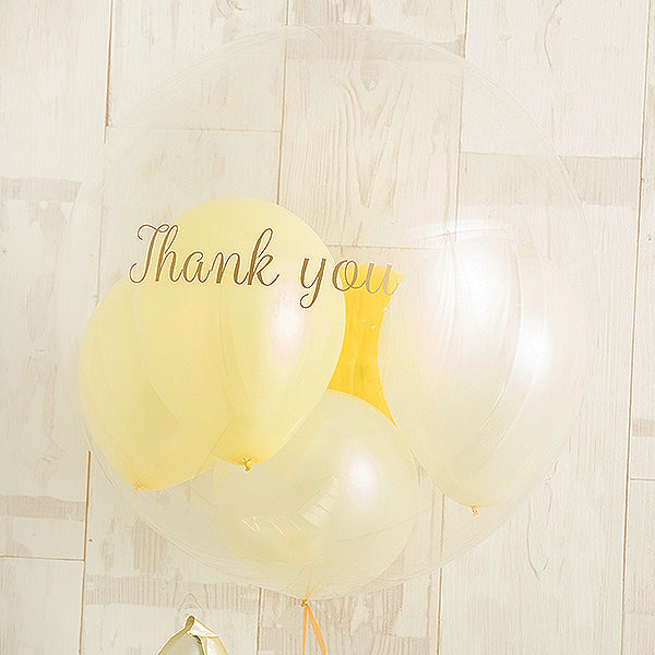 選べる5色 プチバルーン×ニュアンスカラースターアレンジ