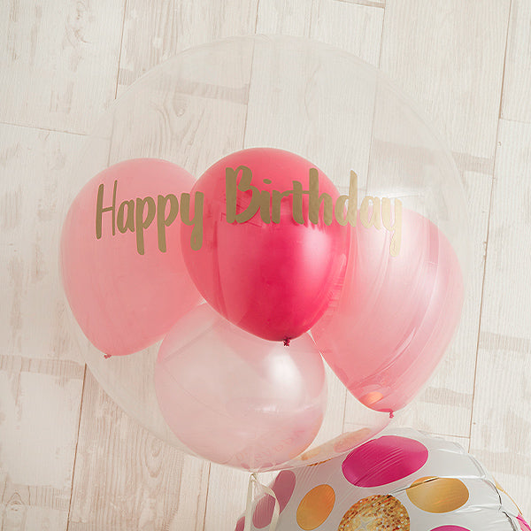 ピンクドットBirthdayアレンジ