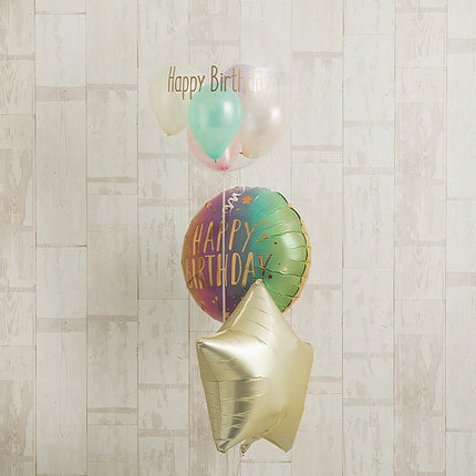 パステル×ニュアンスイエローで祝うHappy Birthday