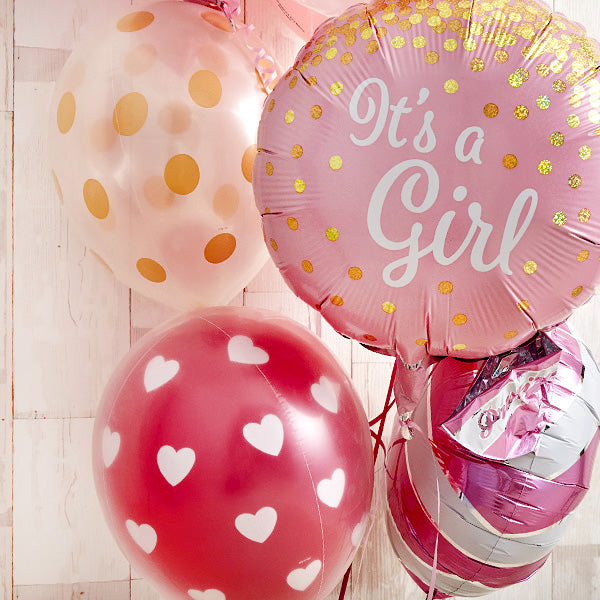 Cutie PinkeyBearでベビーシャワー（ピンク）