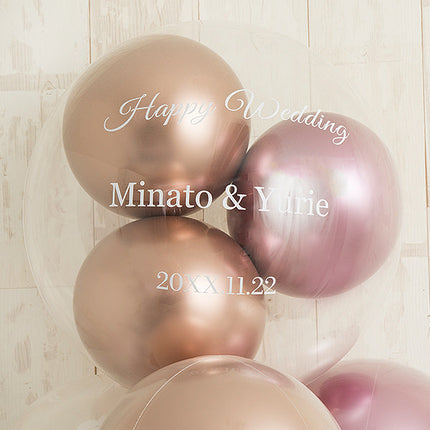 モーヴ×ゴールド・ローズモチーフスタンディングアレンジ