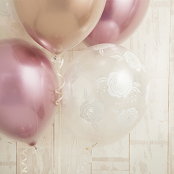 モーヴ×ゴールド・ローズモチーフスタンディングアレンジ