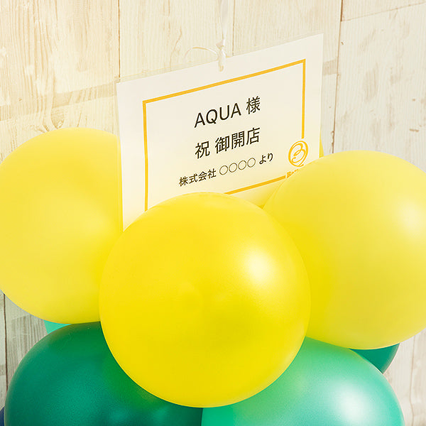 カラフルレインボースタンディングアレンジ