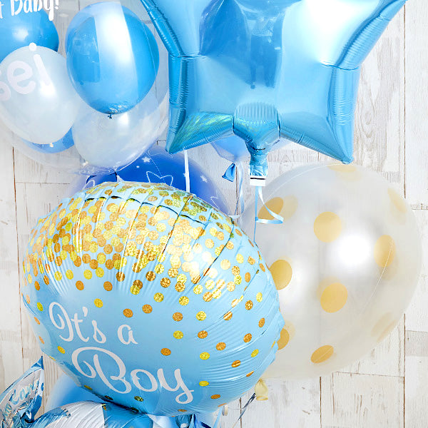 Cutie PinkeyBearでベビーシャワー （ブルー）