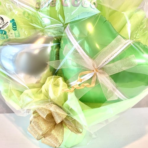 ナチュラルライムグリーンポット