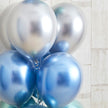 glossy blue balloon