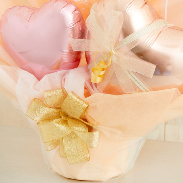 ローズピンクフィリグリーハートポット