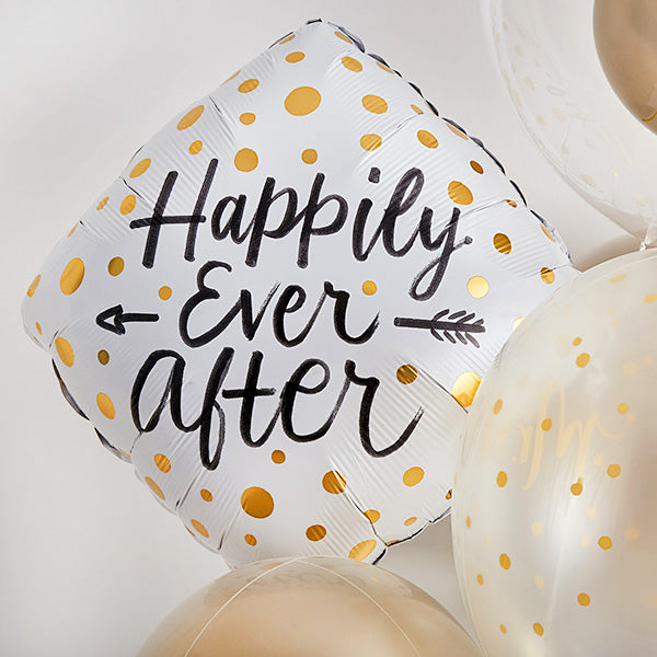 リッチゴールドアレンジのWeddingバルーン