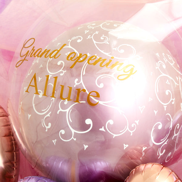 パープルグラデーションセブンハートフィリグリーポット