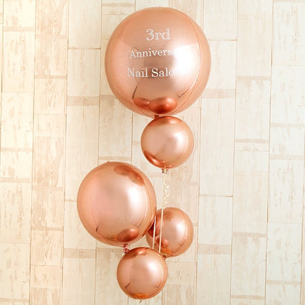 大人かわいいローズゴールドミラースタンディング