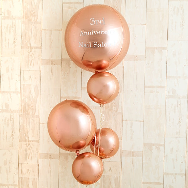 大人かわいいローズゴールドミラースタンディング