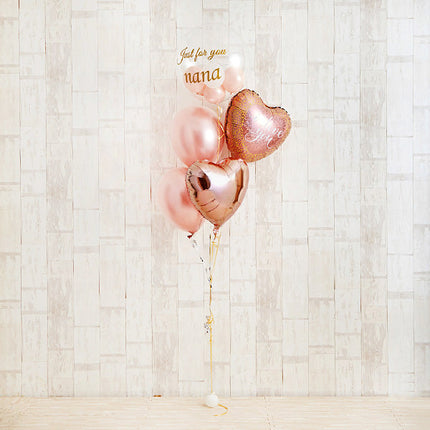 柔らかくて優しいピンクベージュのLove you