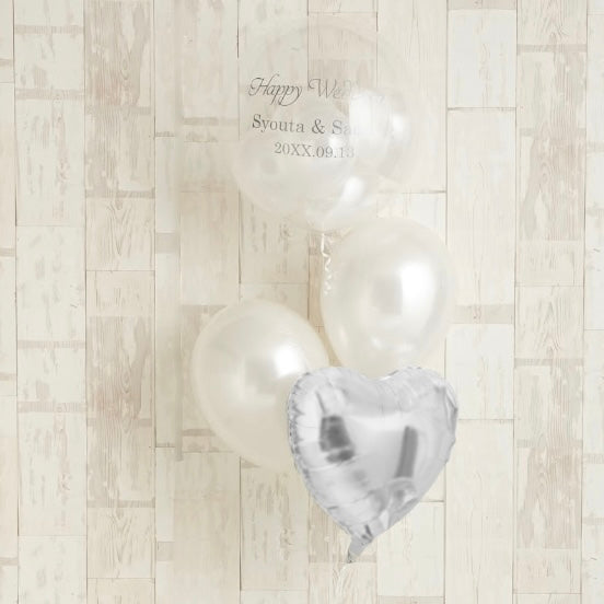 純白シルバーグラデーション