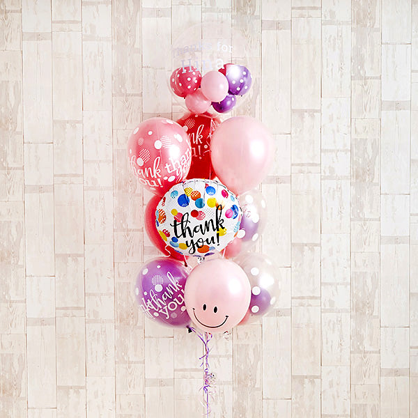 ベリーカラーのミックスバルーン