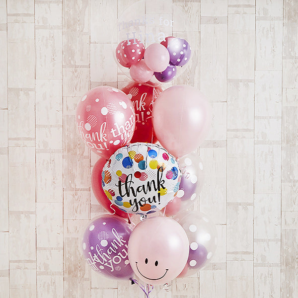 ベリーカラーのミックスバルーン