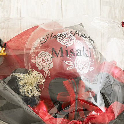 ブラックローズバルーンポット