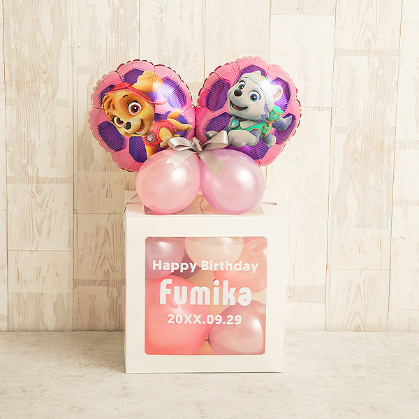 スカイ＆エベレスト（パウ・パトロール）バルーンキューブボックス