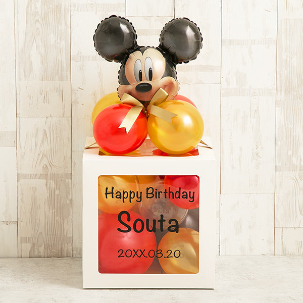 ミッキーマウスバルーンキューブボックス