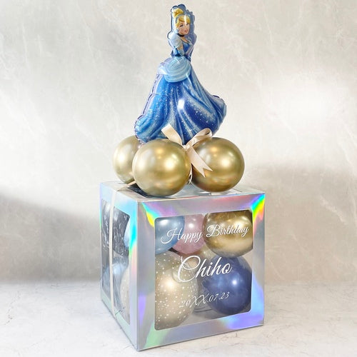 シンデレラバルーンキューブボックス