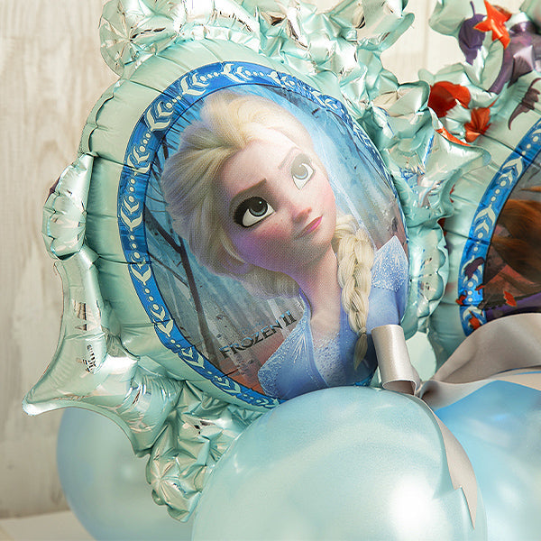 アナとエルサのバルーンキューブボックス