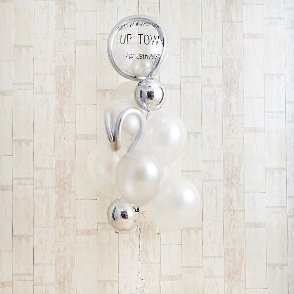 エレガントな白×銀アレンジ