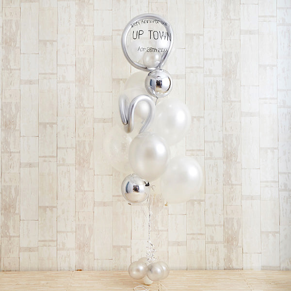 エレガントな白×銀アレンジ