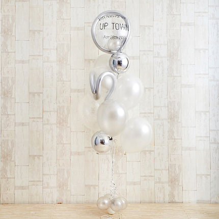 エレガントな白×銀アレンジ