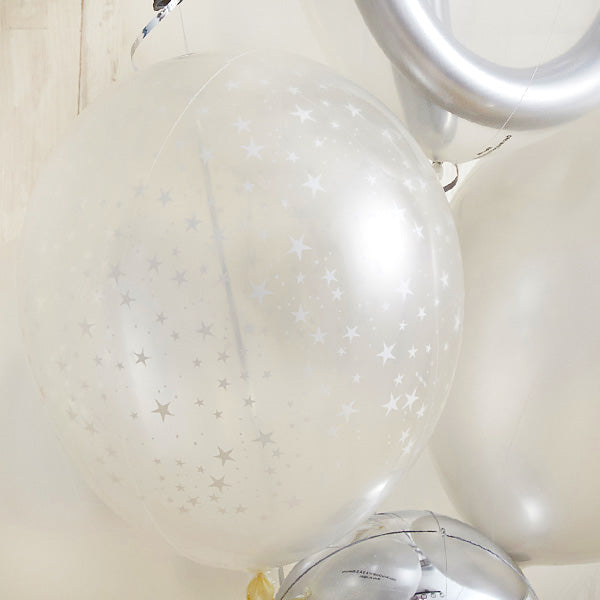 エレガントな白×銀アレンジ