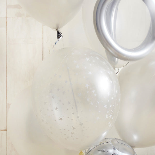 エレガントな白×銀アレンジ