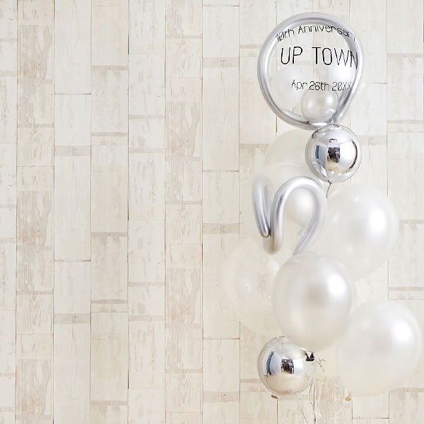 エレガントな白×銀アレンジ