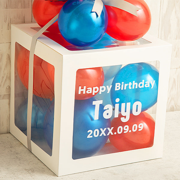 マーシャル＆チェイス（パウ・パトロール）バルーンキューブボックス