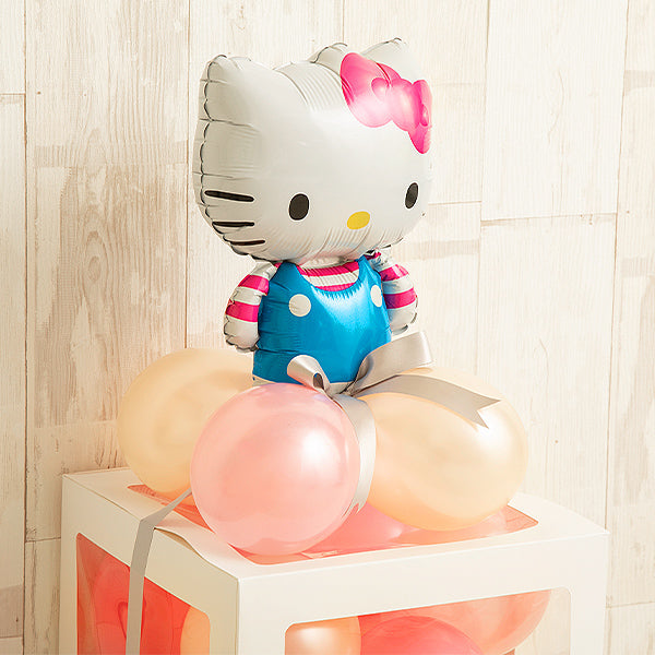 ハローキティのバルーンキューブボックス