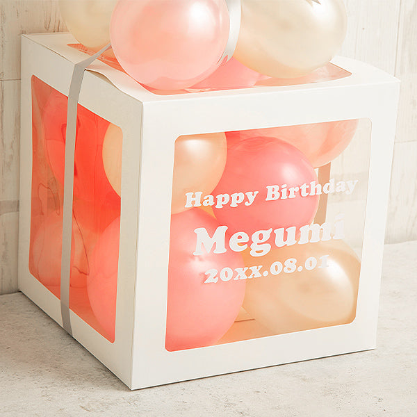 ハローキティのバルーンキューブボックス