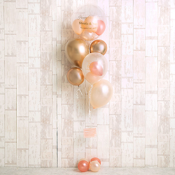 ローズピンクでナチュラルウェディングを