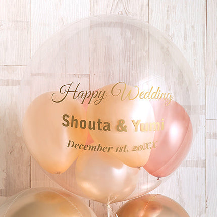 ローズピンクでナチュラルウェディングを