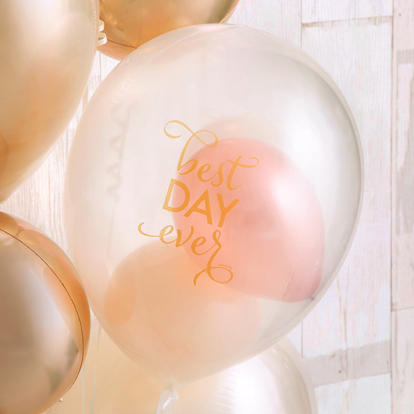 ローズピンクでナチュラルウェディングを