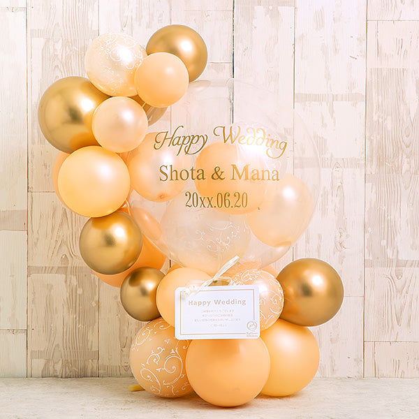 大人可愛いを叶えるハーフサークルバルーンベース