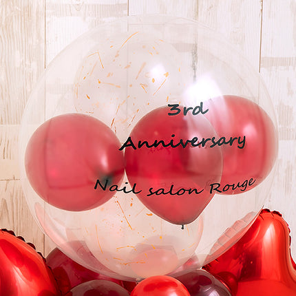 レッドゴールドバルーンベース