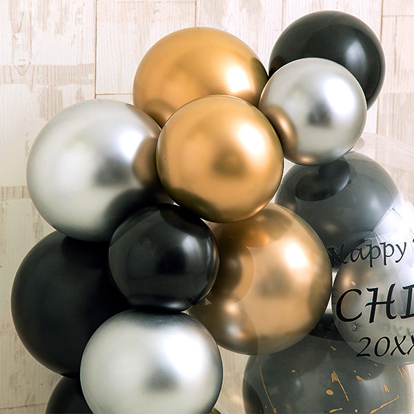 モノクロシックハーフサークルバルーンベース