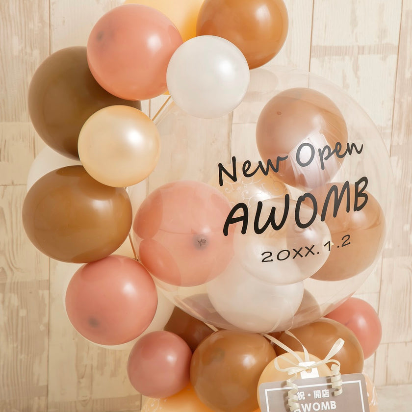 Happy Cafe timeハーフサークルバルーンベース