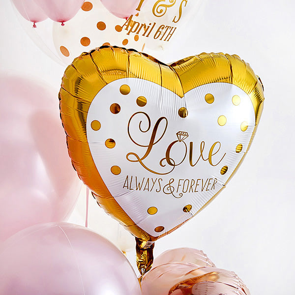 ゴールド×ピンクで祝うHappy Wedding!